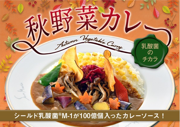 季節限定「秋野菜カレー」の販売開始のお知らせ！