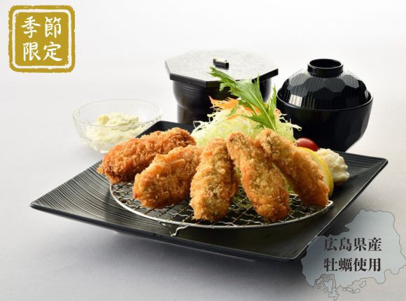 広島県産かきフライ膳